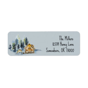 Nordic/Mountain Address Labels Personalized