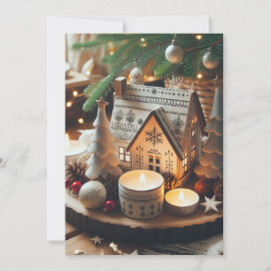 Nordic Noel Christmas Flat Holiday Card