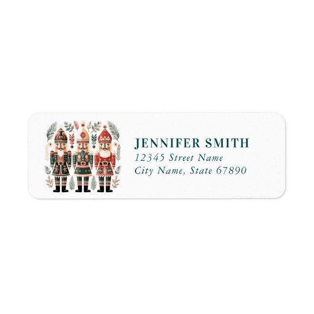 Nordic Nutcracker Return Address Labels (Front)