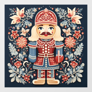 Nordic Nutcracker Window Cling
