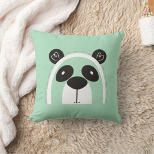 Nordic Panda Face  Cushion