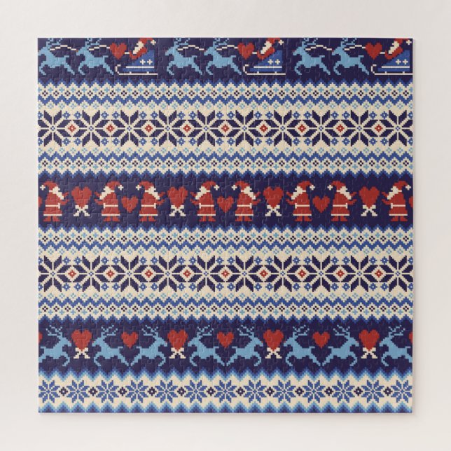 Nordic Pattern: Charming Illustration Jigsaw Puzzle (Vertical)