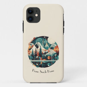 Nordic Pines & Peaks, custom iPhone 11 Case