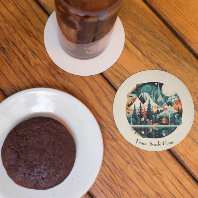 Nordic Pines & Peaks, custom Coaster (Creator Uploaded)