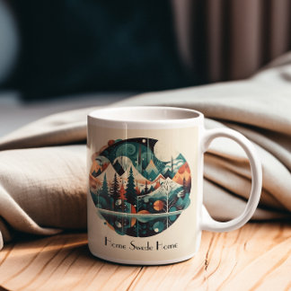 Nordic Pines & Peaks, custom Coffee Mug
