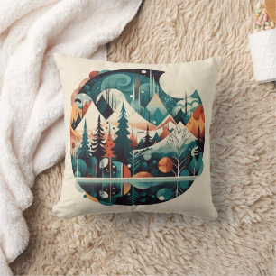 Nordic Pines & Peaks, custom Cushion