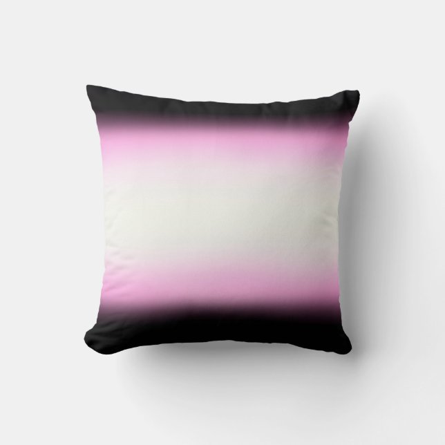 Nordic Pink Black|Pink|White Cushion (Front)