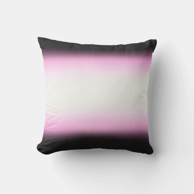 Nordic Pink Black|Pink|White Cushion (Front)