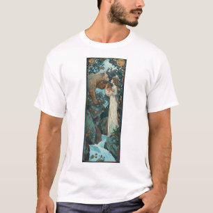Nordic Prince Art   Maxfield Parrish Style Print T T-Shirt