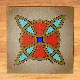 Nordic Protection from Witchcraft or Witch's Knot Jigsaw Puzzle