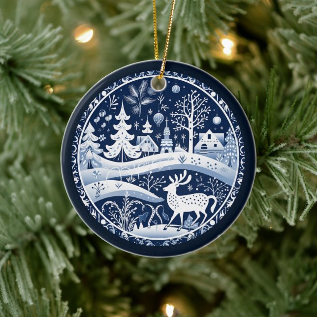 Nordic Reindeer Ornament (Tree)