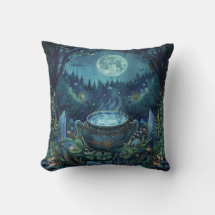Nordic Samhain Halloween – Witch's Cauldron Design Cushion