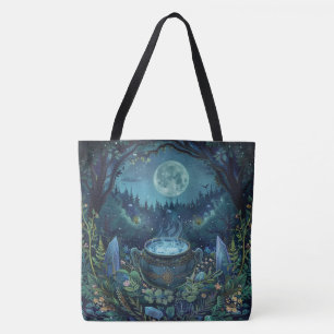 Nordic Samhain Tote Bags – Witch's Cauldron Design