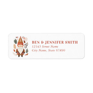 Nordic Santa Claus Return Address Labels