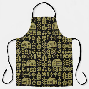 Nordic Scandinavian Christmas  Apron