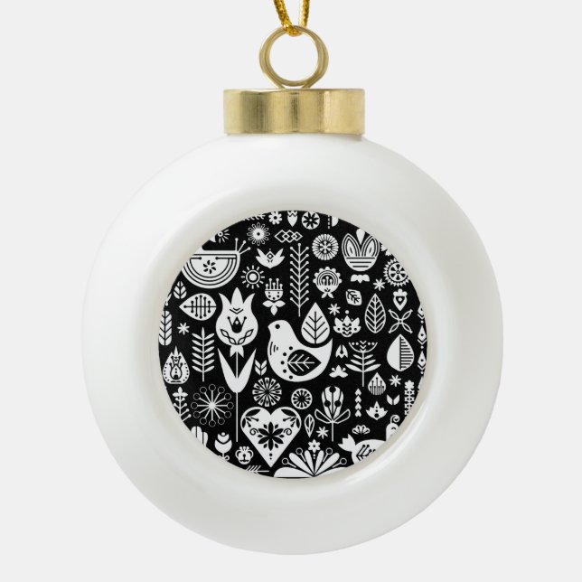 Nordic Scandinavian Christmas Decorations (Front)