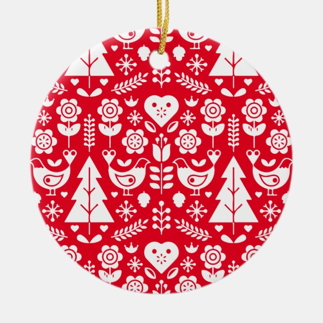 Nordic Scandinavian Christmas Decorations (Front)