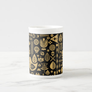 Nordic Scandinavian Christmas Decorations Bone China Mug