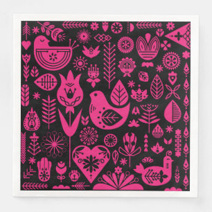 Nordic Scandinavian Christmas Decorations Napkin