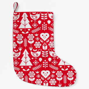 Nordic Scandinavian Christmas Decorations Small Christmas Stocking