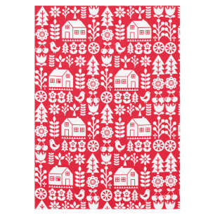 Nordic Scandinavian Christmas Decorations Tablecloth