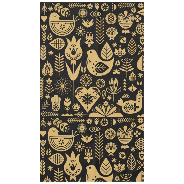 Nordic Scandinavian Christmas Decorations Tablecloth (Front)