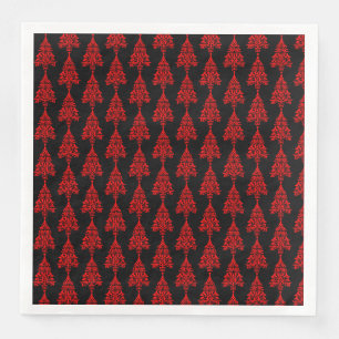 Nordic Scandinavian Christmas Tree Decorations Napkin