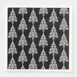 Nordic Scandinavian Christmas Tree Decorations Napkin