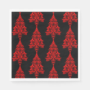 Nordic Scandinavian Christmas Tree Decorations Napkin