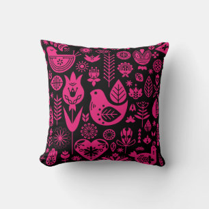 Nordic Scandinavian Folk Pattern Art Cushion