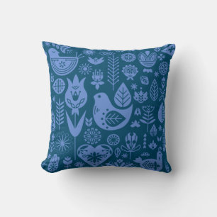 Nordic Scandinavian Folk Pattern Art Cushion
