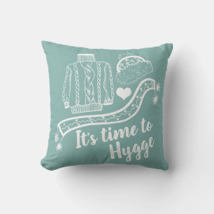 Nordic Scandinavian It's time to Hygge Cushion