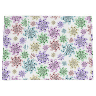 Nordic Snow Garden Large Gift Bag