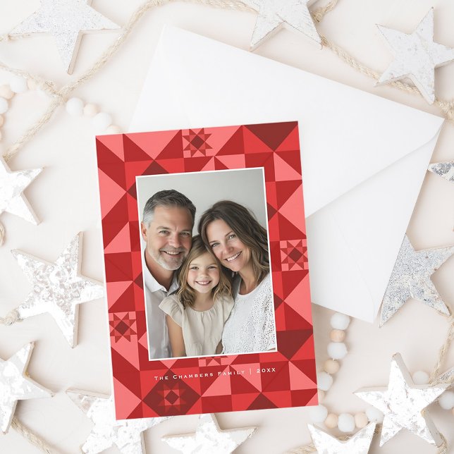 Nordic Star Frame Holiday Card (Creator Uploaded)