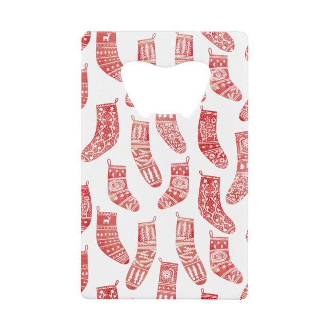 Nordic Stockings Red White (Front)