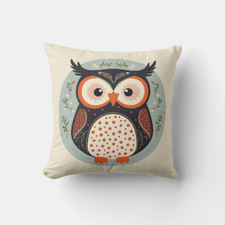 Nordic style owl  cushion