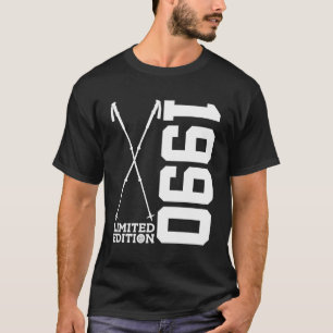 Nordic Walking 1990 Hiking 33Rd Birthday T-Shirt