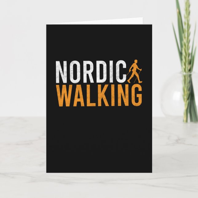 Nordic Walking Sport Card (Front)