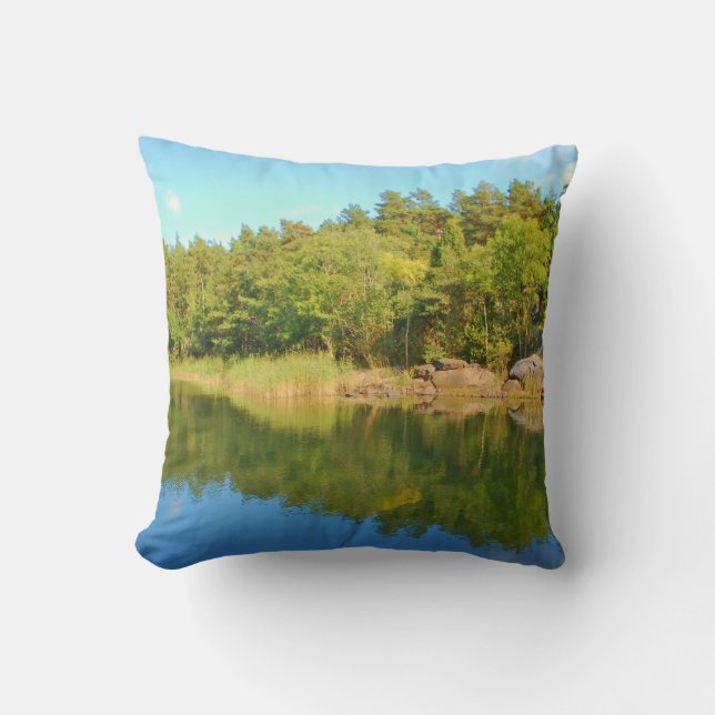 Nordic wilderness,Sverige, Cushion (Front)