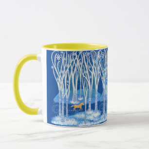 Nordic Winter Fjord Horse  Mug