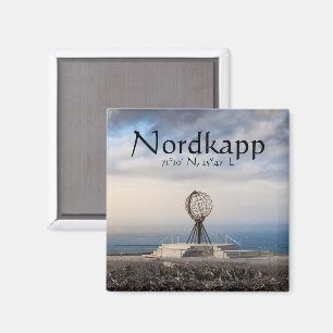 Nordkapp Coordinates Magnet