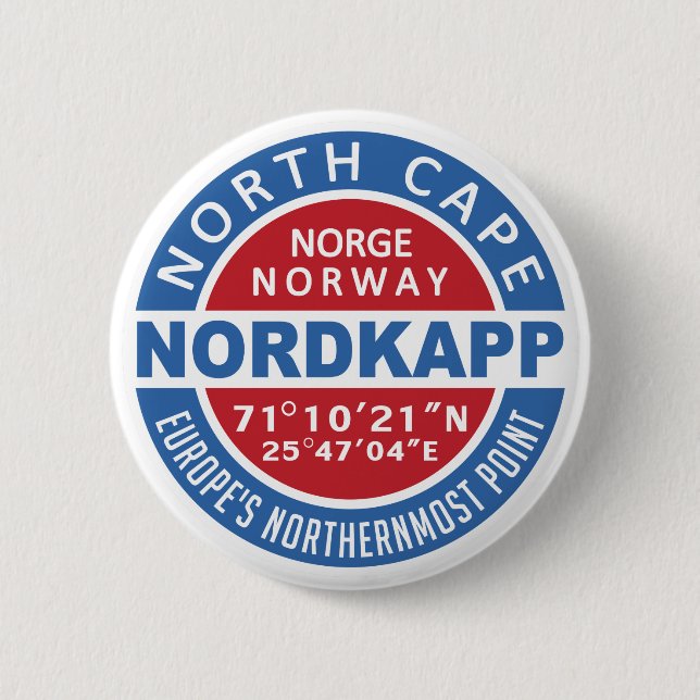 NORDKAPP Norway buttons (Front)