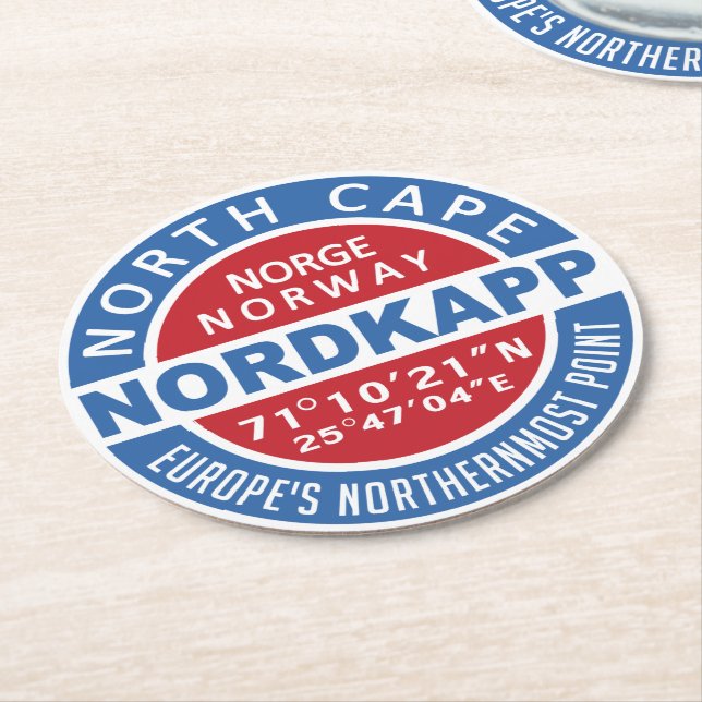 NORDKAPP Norway coasters (Angled)