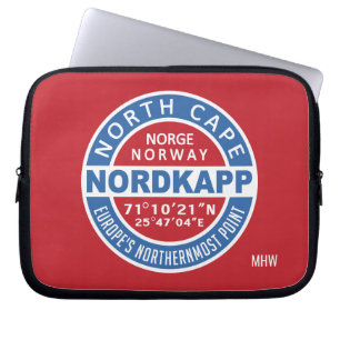 NORDKAPP Norway custom monogram laptop sleeves