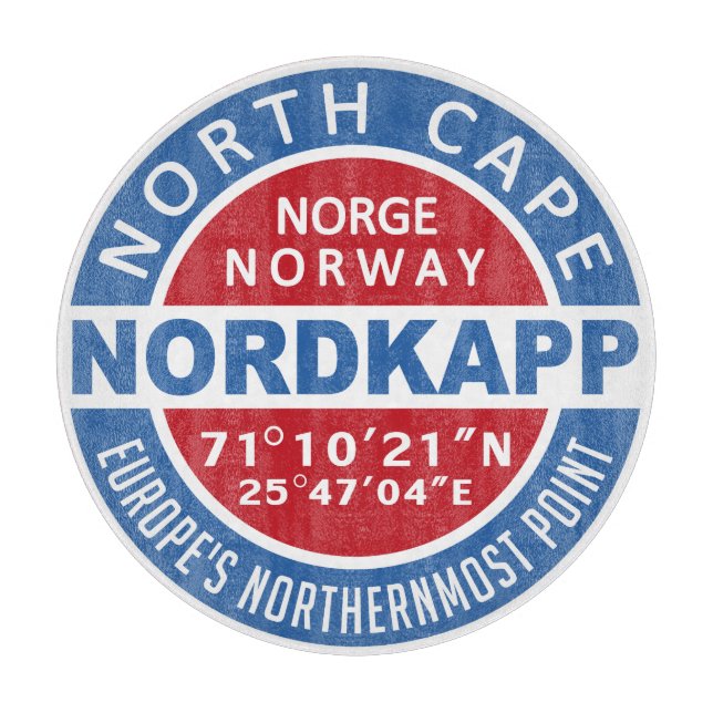 NORDKAPP Norway cutting board (Front)