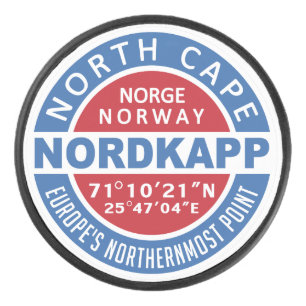NORDKAPP Norway hockey puck