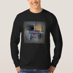 Nordkapp Norway, North Cape Souvenir Travel Gift. T-Shirt