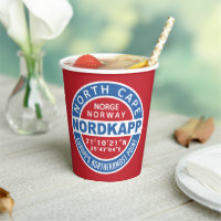 NORDKAPP Norway paper cups