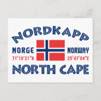 NORDKAPP Norway postcard