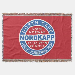 NORDKAPP Norway throw blanket